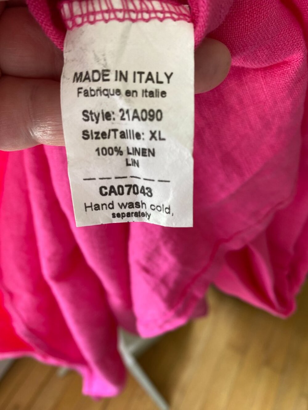#2-100% Linen Sun Dress made in Italy-Active wear-Relaxed fit-Casual - Picture 6 of 8